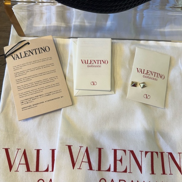 Authentic Valentino Garavani Rock Stud Wedges - Picture 3 of 9